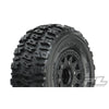 Proline 1190-10 Trencher X SC 2.2in/3,0in All Terrain Tyres on Raid Black 6x30 Hex Wheels 2pc