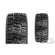Proline 1190-10 Trencher X SC 2.2in/3.0in All Terrain Tyres on Raid Black 6x30 Hex Wheels 2pc