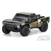 Proline 3551-18 Pre-Cut 1967 Ford F-100 Race Truck Heatwave Edition Tough-Color (Black) Body for Slash 2WD, Slash 4x4 and PRO-Fusion SC 4x4 (with extended body mounts)