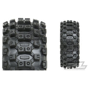 Proline 9067-41 Badlands M2 MX All Terrain 1/8 Buggy Tyres Mounted on Black Wheels