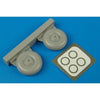 Quickboost 7204 1/72 Lancaster Wheels and Paint Masks