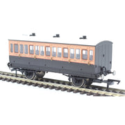 Hornby R40062 OO LSWR 4 Wheel Coach 3rd Class 302