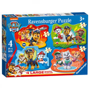 Ravensburger RB03028-6 Paw Patrol 4 Large Shaped Jigsaw Puzzles