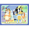 Ravensburger 03111-5 Bluey Lets Do This 4 In a Box 12, 16, 20 & 24pc Jigsaw Puzzle
