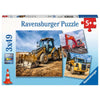 Ravensburger 05032-1 Digger At Work 3x 49pc Kids Jigsaw Puzzle