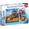 Ravensburger 05032-1 Digger At Work 3x 49pc Kids Jigsaw Puzzle