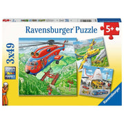 Ravensburger 05033-8 Above The Clouds 3x 49pc Kids Jigsaw Puzzle