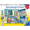 Ravensburger 05088-8 Tom and Mia Go On a Space Mission 3x49pc Jigsaw Puzzles