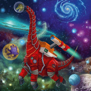 Ravensburger 05127-4 Dinosaurs in Space 3x49pc Jigsaw Puzzles