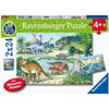 Ravensburger 05128-1 Dinosaurs of Land and Sea 2x24pc Jigsaw Puzzles