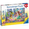 Ravensburger 05147-2 Mermaid Tea Party Puzzle 2x 24pc Kids Jigsaw Puzzle