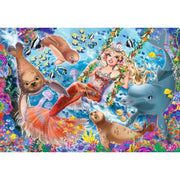 Ravensburger 05147-2 Mermaid Tea Party Puzzle 2x 24pc Kids Jigsaw Puzzle