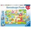 Ravensburger 05246-2 My Dino Friends 2x12pc Jigsaw Puzzle