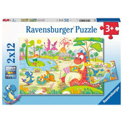 Ravensburger 05246-2 My Dino Friends 2x12pc Jigsaw Puzzle