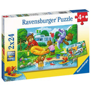 Ravensburger 05247-9 Bear Family Camping Trip 2x 24pc Kids Jigsaw Puzzle
