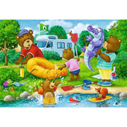 Ravensburger 05247-9 Bear Family Camping Trip 2x 24pc Kids Jigsaw Puzzle