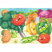 Ravensburger 05248-6 Fruit and Veggie Fun Puzzle 2x 24pc Kids Jigsaw Puzzle