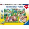 Ravensburger 05564-7 Little Princesses 3x 49pc Kids Jigsaw Puzzle