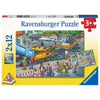 Ravensburger 05635-4 Road Works 2x 12pc Kids Jigsaw Puzzle