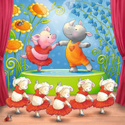 Ravensburger 05638-5 Animals On Stage 3x 49pc Kids Jigsaw Puzzle