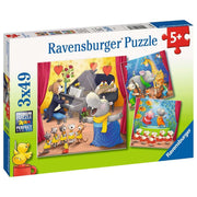 Ravensburger 05638-5 Animals On Stage 3x 49pc Kids Jigsaw Puzzle