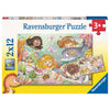 Ravensburger 05663-7 Fairies And Mermaids 2x 24pc Kids Jigsaw Puzzle