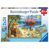 Ravensburger 05676-7 Pirates And Mermaids 2x 24pc Kids Jigsaw Puzzle