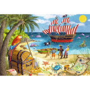 Ravensburger 05676-7 Pirates And Mermaids 2x 24pc Kids Jigsaw Puzzle
