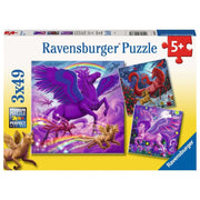 Ravensburger RB05678-1 Mythical Majesty 3 x 49pc Jigsaw Puzzle