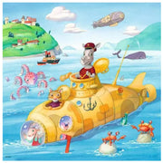 Ravensburger 05720-7 Water Vehicles 3 x 49pc Jigsaw Puzzle