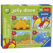 Ravensburger RB07289-7 Jolly Dinos My First 2 3 4 5pc Jigsaw Puzzle