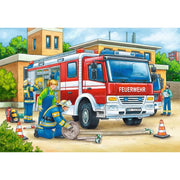 Ravensburger 07574-4 Police And Firefighters Puzzle 2x 12pc Kids Jigsaw Puzzle