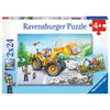 Ravensburger 07802-8 Diggers At Work Puzzle 2x 24pc Kids Jigsaw Puzzle