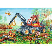 Ravensburger 07802-8 Diggers At Work Puzzle 2x 24pc Kids Jigsaw Puzzle