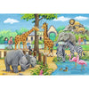 Ravensburger 07806-6 Welcome To The Zoo Puzzle 2x 24pc Kids Jigsaw Puzzle