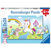 Ravensburger 07828-8 Fairy Tale Unicorn Puzzle 2x 24pc Kids Jigsaw Puzzle