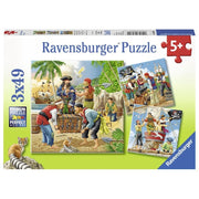 Ravensburger 08030-4 Adventure on the High Seas 3x49pc Jigsaw Puzzle