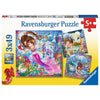 Ravensburger 08063-2 Charming Mermaids 3x 49pc Kids Jigsaw Puzzle
