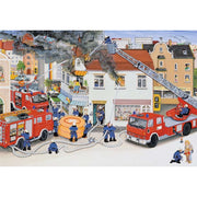 Ravensburger 08851-5 Busy Fire Brigade Puzzle 2x 24pc Kids Jigsaw Puzzle