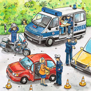 Ravensburger 09221-5 Police In Action Puzzle 3x 49pc Kids Jigsaw Puzzle