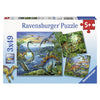 Ravensburger 09317-5 Dinosaur Fascination 3x49pc Jigsaw Puzzle