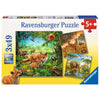 Ravensburger 09330-4 Animals Of The Earth 3x 49pc Kids Jigsaw Puzzle
