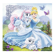 Ravensburger 09346-5 Disney Belle Cinderella Rapunzel 3x49pc Jigsaw Puzzle