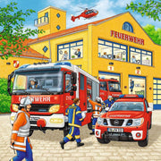 Ravensburger 09401-1 Fire Brigade Run Puzzle 3x 49pc Kids Jigsaw Puzzle