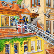 Ravensburger 09401-1 Fire Brigade Run Puzzle 3x 49pc Kids Jigsaw Puzzle