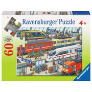Ravensburger 09610-7 Railway Station Puzzle 60pc Kids Jigsaw Puzzle