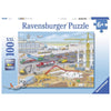 Ravensburger 10624-0 Airport Construction Site 100pc Jigsaw Puzzle