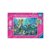 Ravensburger 12872-3 Underwater Beauties Glitter Puzzle 100pc