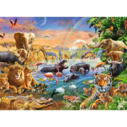 Ravensburger 12910-2 Savannah Jungle Waterhole 100pc Jigsaw Puzzle