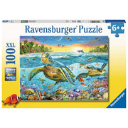 Ravensburger 12942-3 Swim With Sea Turtles 100pc Jigsaw Puzzle